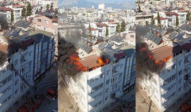 Antalya'daki 5 katlı binada can pazarı