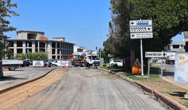Antalya’nın en önemli yollarında çalışmalar başladı