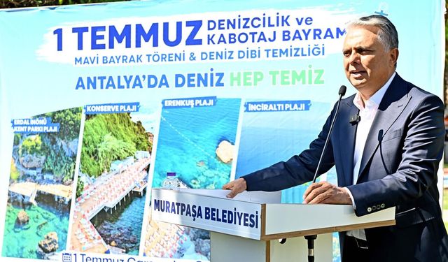 Antalya’nın plajları dünyaya örnek oluyor