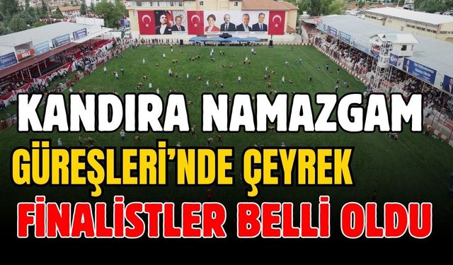 Kandıra Namazgam Güreşleri’nde çeyrek finalistler belli oldu