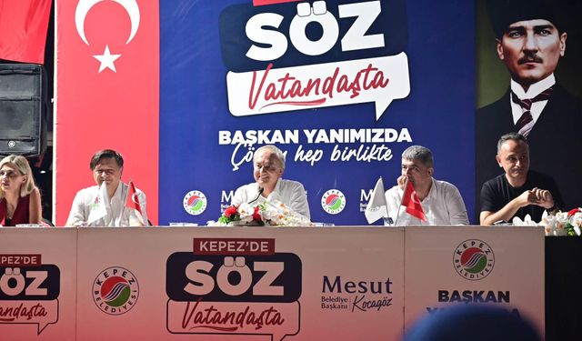 Kepez Belediye Başkanı Mesut Kocagöz 5 mahalle ile bir araya geldi