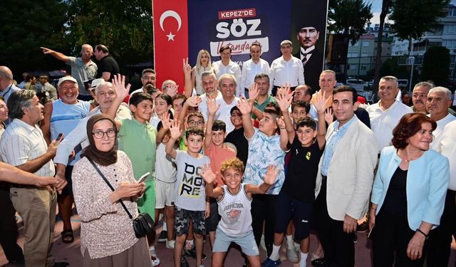 Kepez Belediye Başkanı Mesut Kocagöz 5 mahallenin derdini dinledi