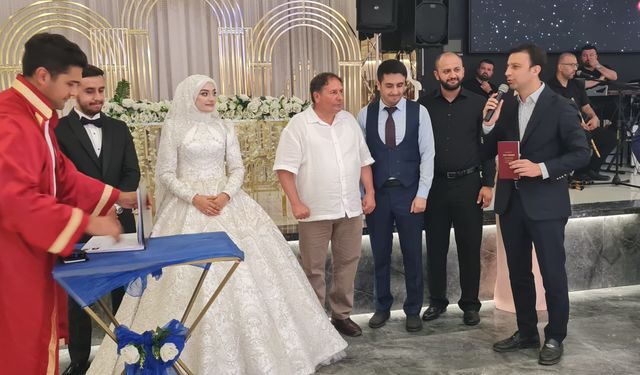 Miran ve İnci ailelerinin mutlu günü
