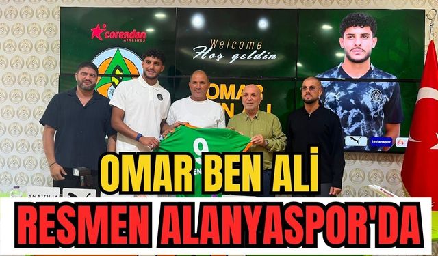 Alanyaspor'dan ilk transfer hamlesi! Omar Ben Ali resmen Alanyaspor'da