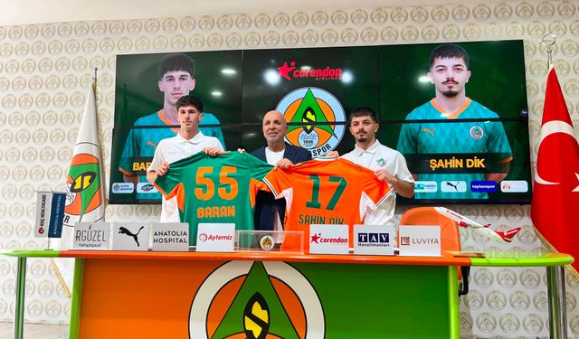 Alanyaspor iki genç yıldızı kadrosuna kattı