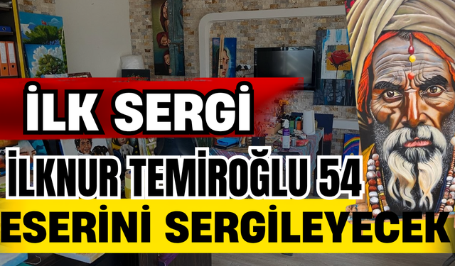 Antalya’da sanat yolculuğunun ilk sergisi! İlknur Temiroğlu 54 eserini sergileyecek