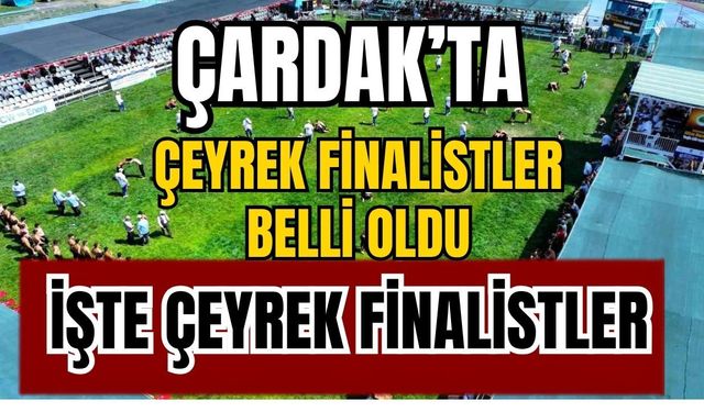 Çanakkale Çardak Güreşleri’nde çeyrek finale kalan başpehlivanlar belli oldu