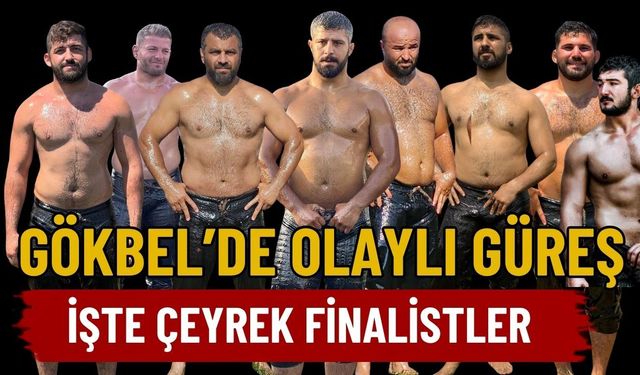Gökbel'de olaylı güreşi Kürşat Şevki Korkmaz kazandı! Gökbel’de çeyrek finalistler belli oldu... Megastar Ali Gürbüz elendi!