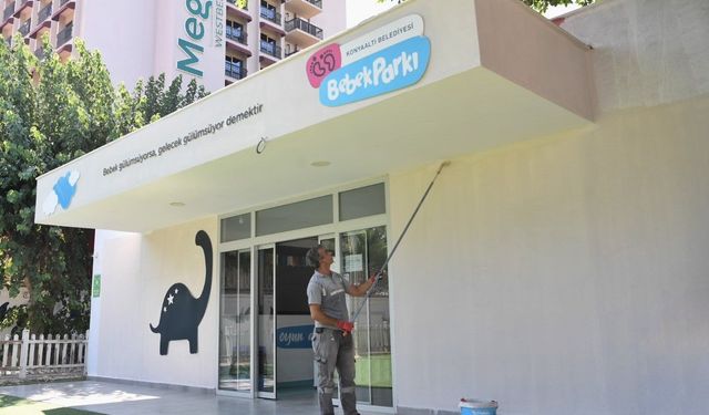 Konyaaltı Belediyesi Bebek Park’ı yeniliyor