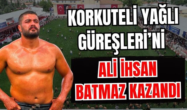 Korkuteli Yağlı Güreşleri’ni Ali İhsan Batmaz kazandı