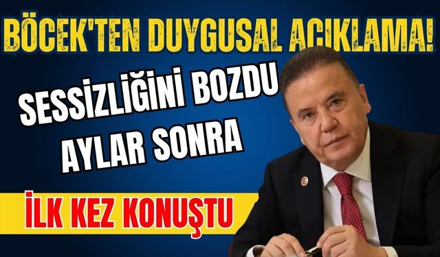 Böcek'ten duygusal açıklama