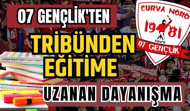 07 Gençlik'ten tribünden eğitime uzanan dayanışma