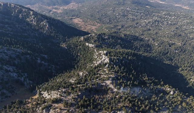 Antalya’da orman yangını korkuttu! Gidengelmez Dağları’ndaki yangın kontrol altına alındı