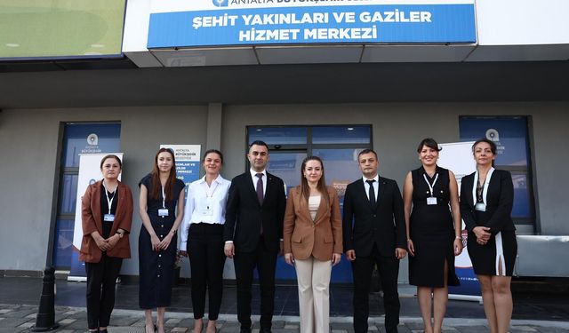 Antalya’da şehit yakınları ve gaziler için yeni merkez açıldı