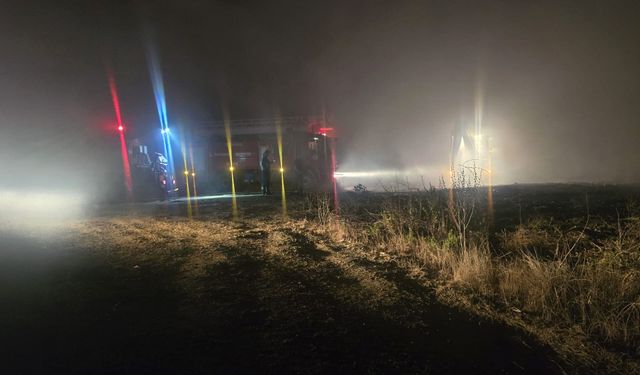 Antalya’da yangın riski sürüyor! Serik’te 3 dönüm sazlık zarar gördü
