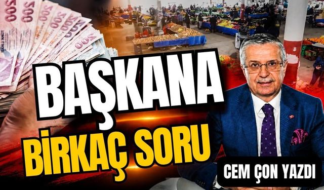 Başkana birkaç soru