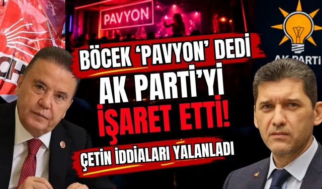 Böcek ‘pavyon’ dedi AK Parti’yi işaret etti! Çetin iddiaları yalanladı