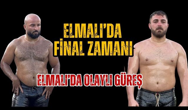 Elmalı’da olaylı güreş... Finalistler belli oldu