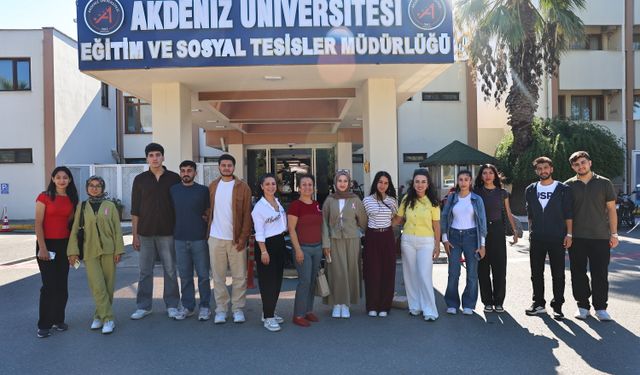 Akdeniz Üniversitesi öğrencileri Antalya’yı tanıdı