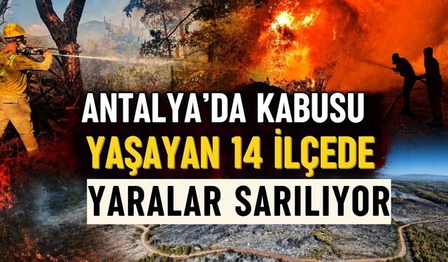 Antalya’da kabusu yaşayan 14 ilçede yaralar sarılıyor
