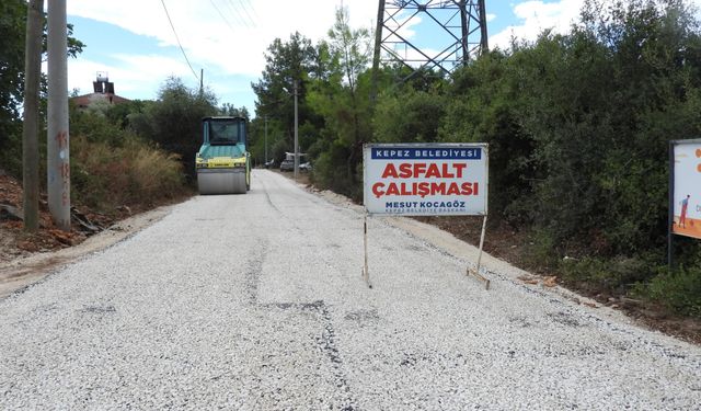 Antalya’nın en önemli bağlantı yolunda çalışma genişletildi