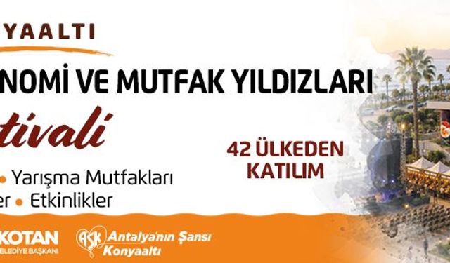 KONYAALTI BELEDİYESİNİN  FESTİVAL İLANI