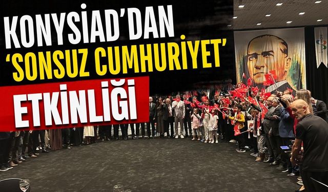 KONYSİAD’dan ‘Sonsuz Cumhuriyet’ etkinliği! 3 kulvarda dereceye girenler ödüllendirildi