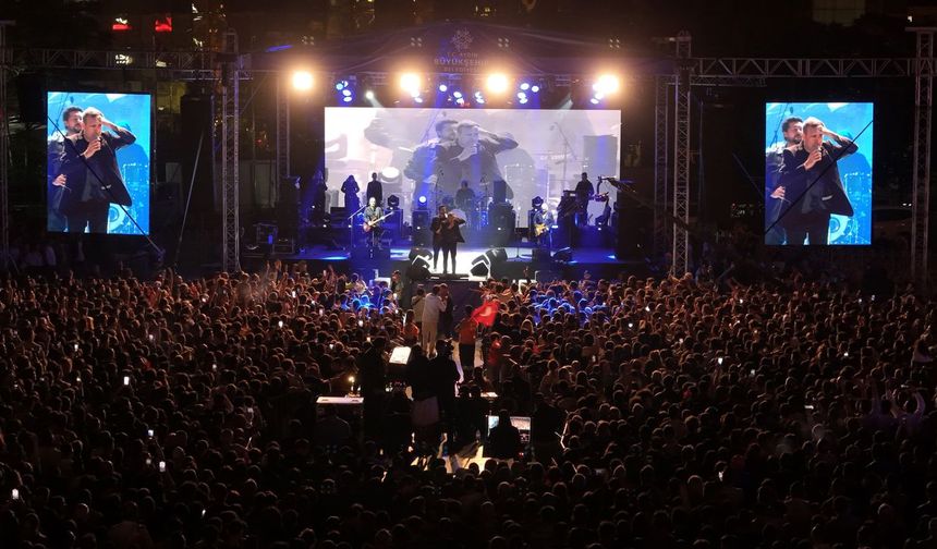 Aydın’da 19 Mayıs 40 bin kişiyle kutlandı