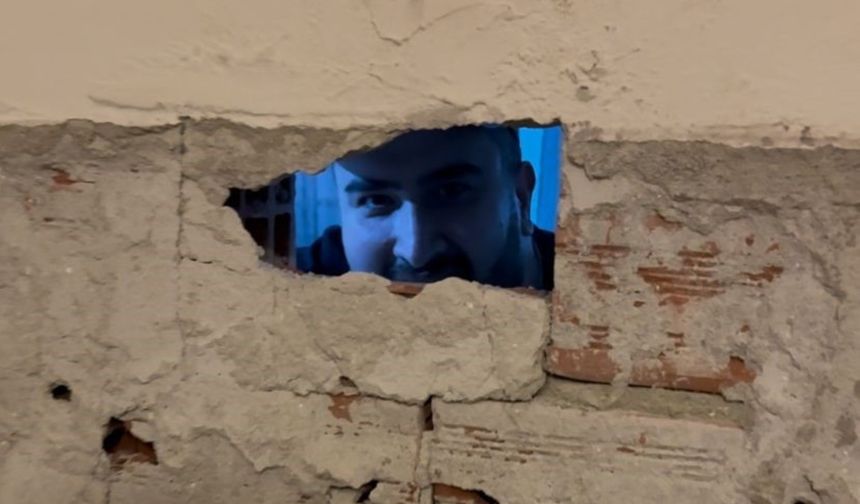 Duvarı kırıldı tamirci göründü