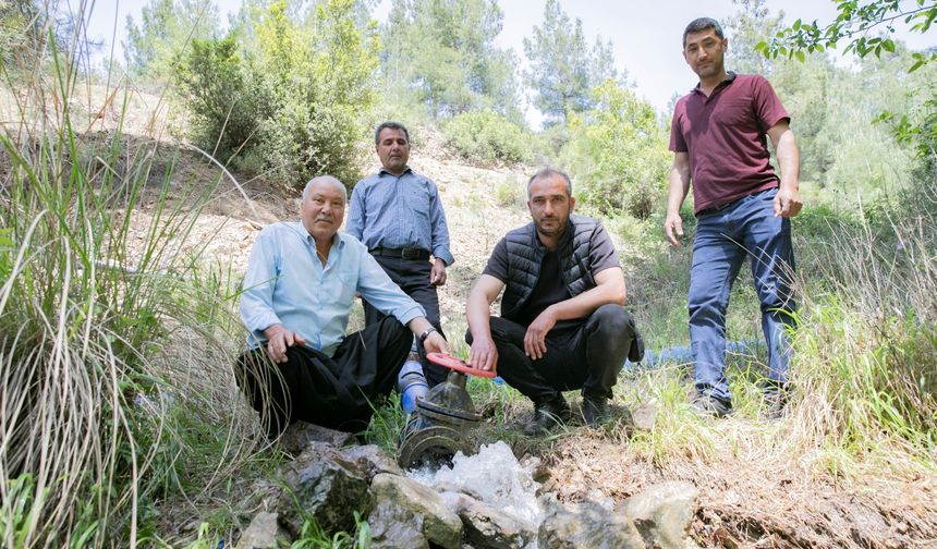 Mersin'de çiftçilerin sulama suyu sıkıntısı gideriliyor