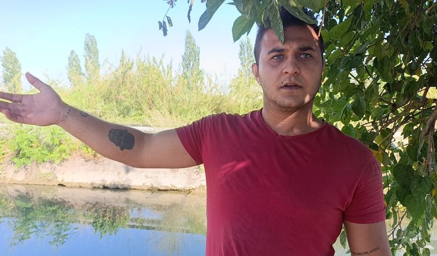 Su kanalında boğulma tehlikesi geçiren çocuğu tüpçü kurtardı