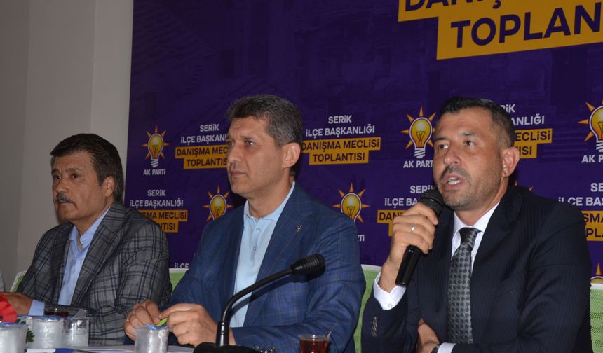 AK Parti Serik İlçe Danışma Meclisi toplantısı yapıldı