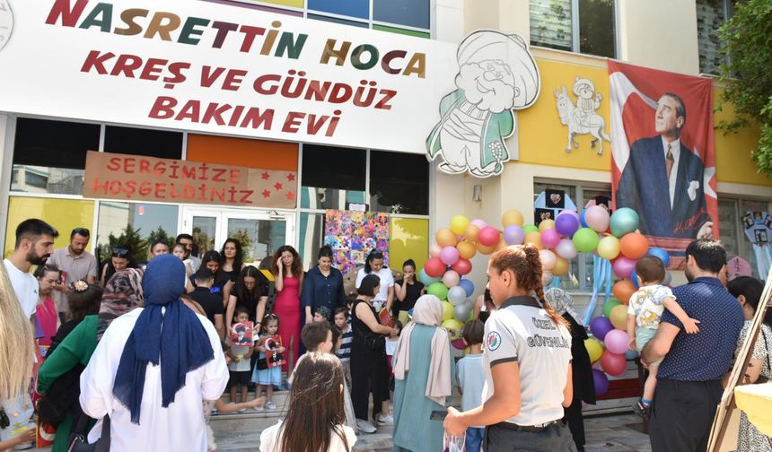 Kepez’in kreşlerinde karne sevinci