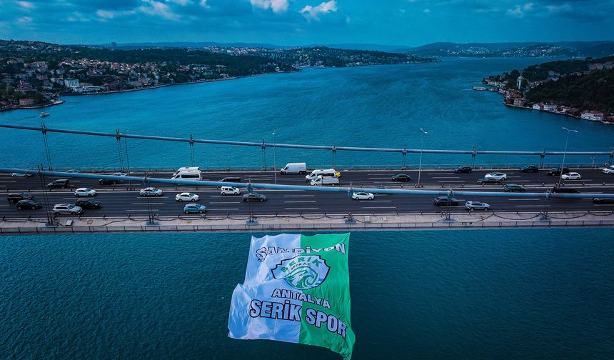 Şampiyon Serikspor’dan kıtalararası kutlama