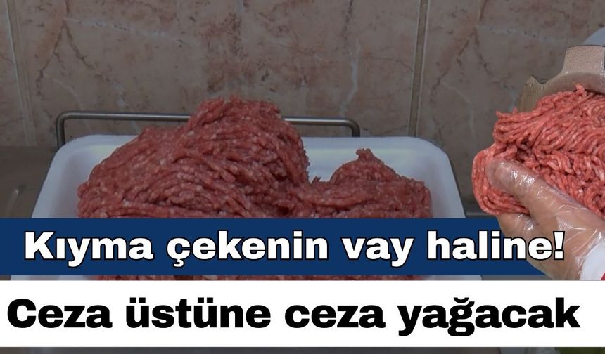 Uzmanlardan kıyma uyarısı! İzinsiz kıyma çekmenin cezası nedir?