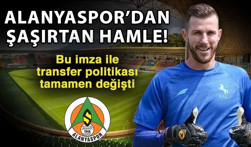 Alanyaspor’dan şaşırtan hamle! Bu imza ile transfer politikası tamamen değişti