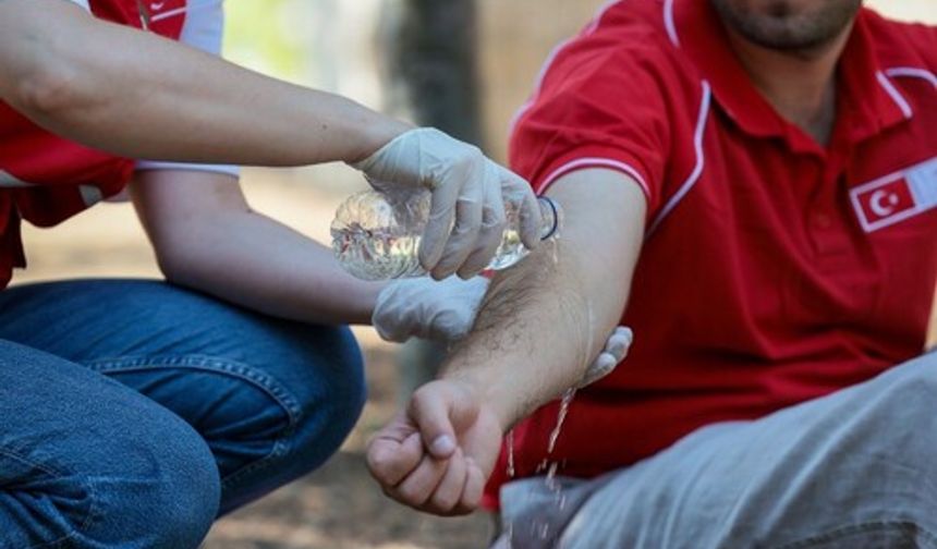 Orman yangınlarında hayati müdahale Kızılay’dan ilk yardım rehberi