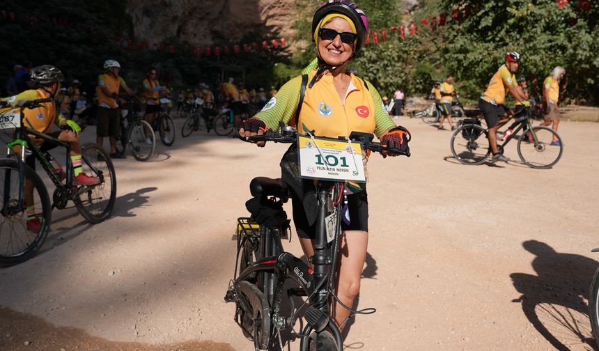 Tarih ve doğanın içinde pedal çevirdiler… 18 ilden 120 sporcu katıldı