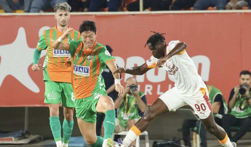Alanyaspor lider Galatasaray’ı elinden kaçırdı 0-1