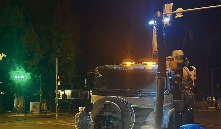 MUSKİ’nin yağmur mesaisi devam ediyor