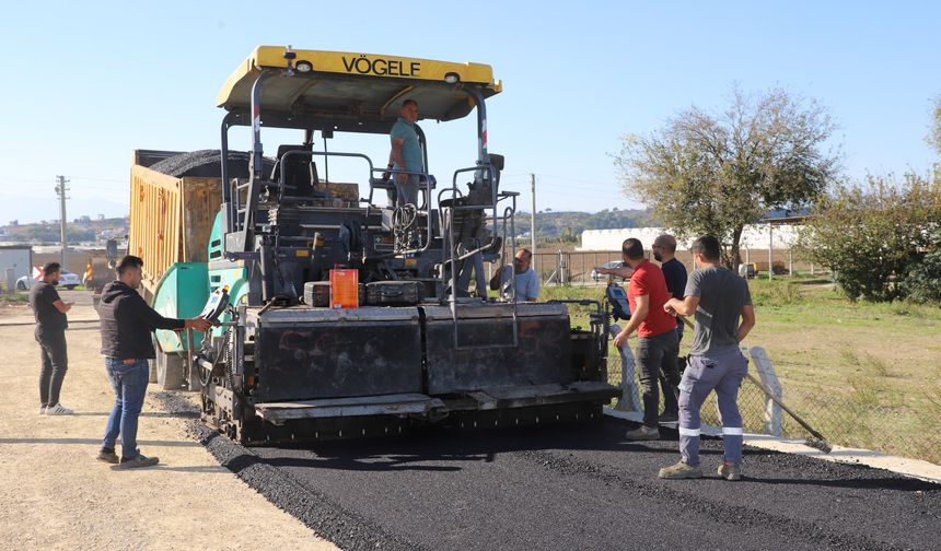 Aksu Belediyesi, bağlantı yolunu güvenli hale getirdi