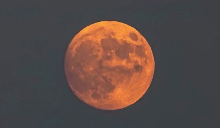 Antalya’da Kunduz Dolunayı görenleri büyüledi