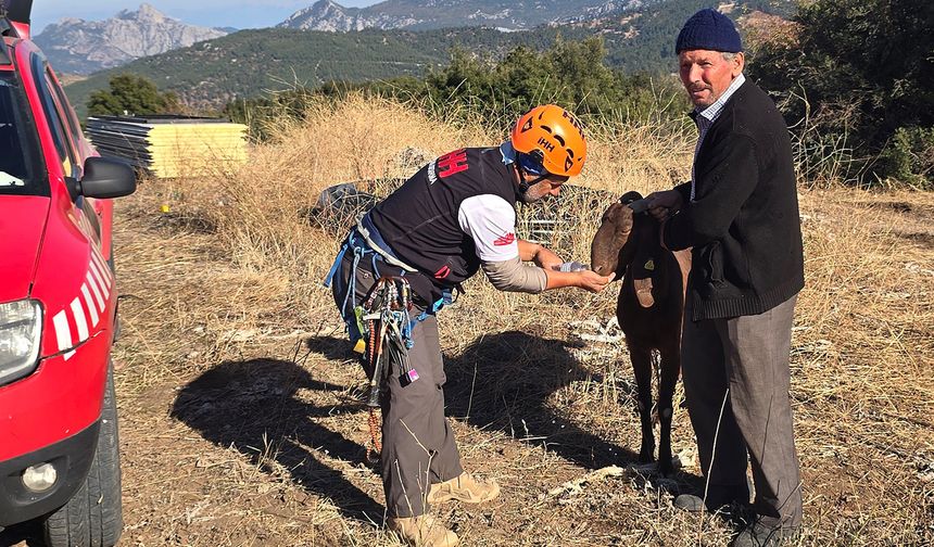 Antalya’da film gibi kurtarma operasyonu