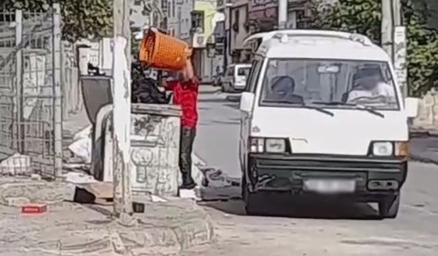 Çevreyi kirletenler cep telefonu kameralarına yansıdı