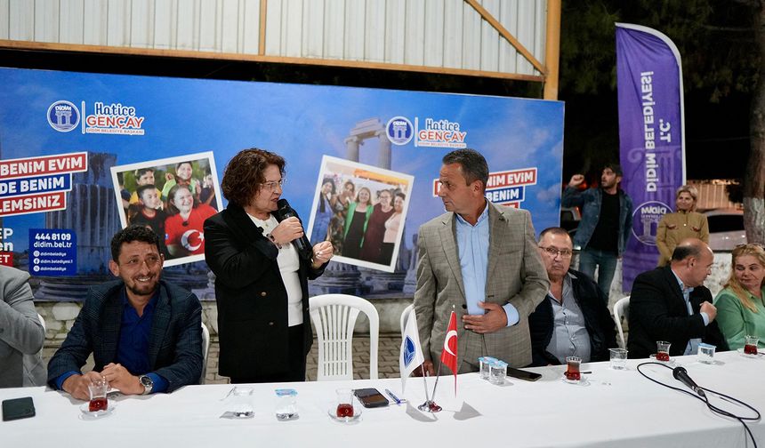 Başkan Gençay; “Daha güzel bir Didim için el birliği ile çalışıyoruz”