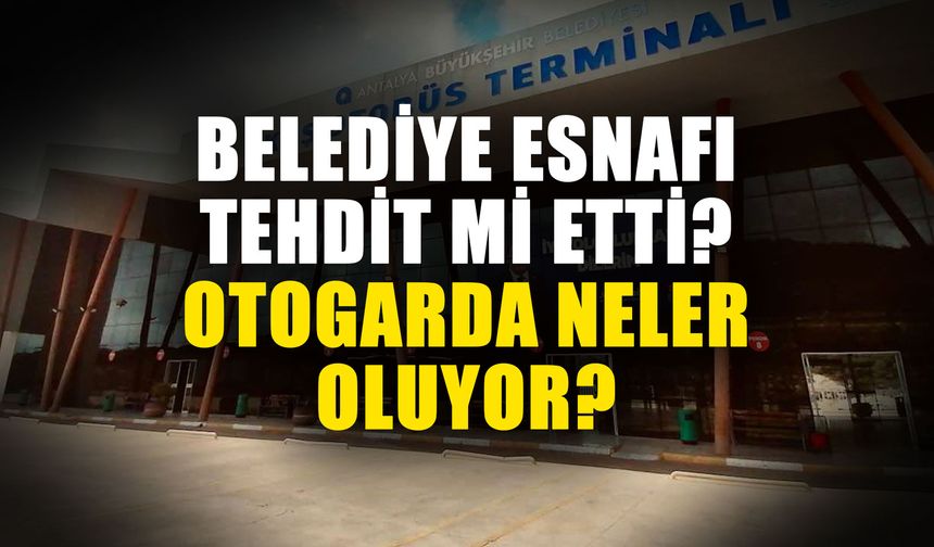 Kaş Belediyesi’nden esnaflara tebligat şoku