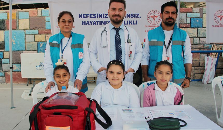 Antalya’da çocuklara sağlıklı yaşam anlatıldı