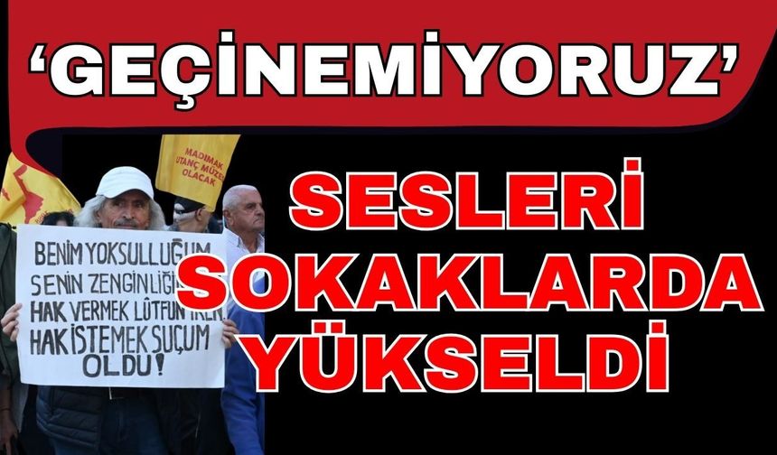 Antalya ‘Geçinemiyoruz’ sesleri sokaklarda yükseldi