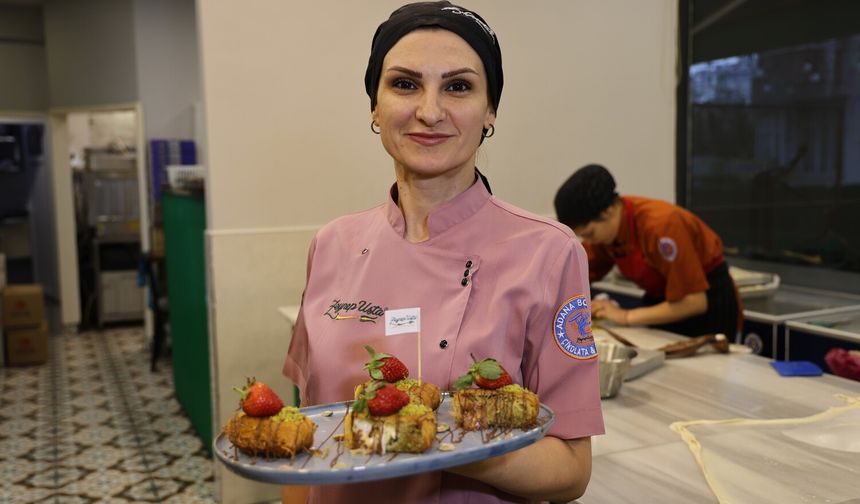 Bu da ‘Çikolatalı Kaymaklı Kadayıf Sarma'