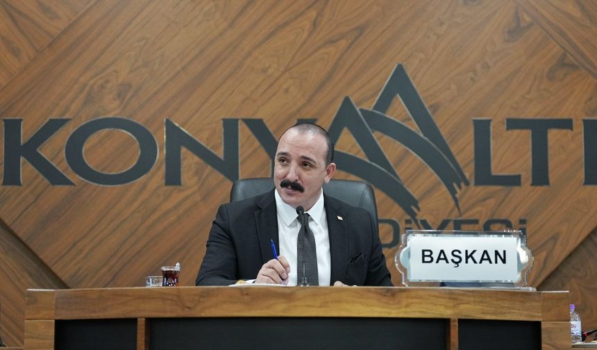 Konyaaltı Belediyesi’nde yılın ilk meclisi gerçekleşti